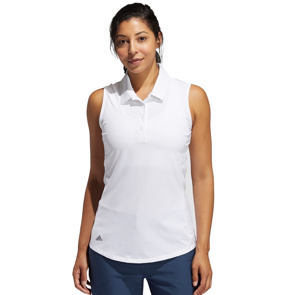 Adidas Women’s Ultimate365 Printed Sleeveless Polo - XS